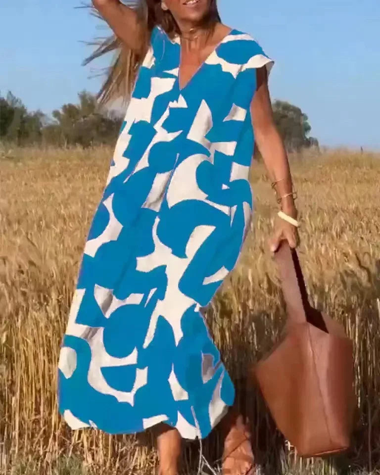 Vestido Marieta - Casual solto must-have para esse verão 2025 (tendência espanhola)