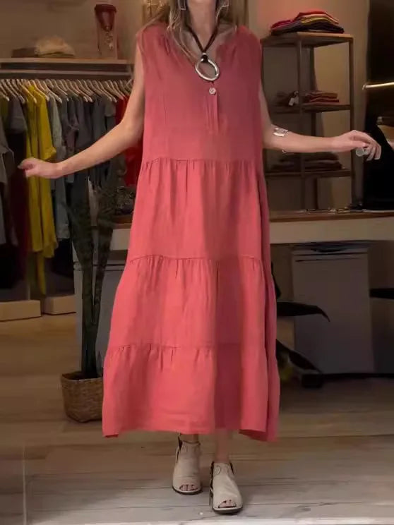 Vestido Luna - Tendência americana em linho (queridinho das it girls)