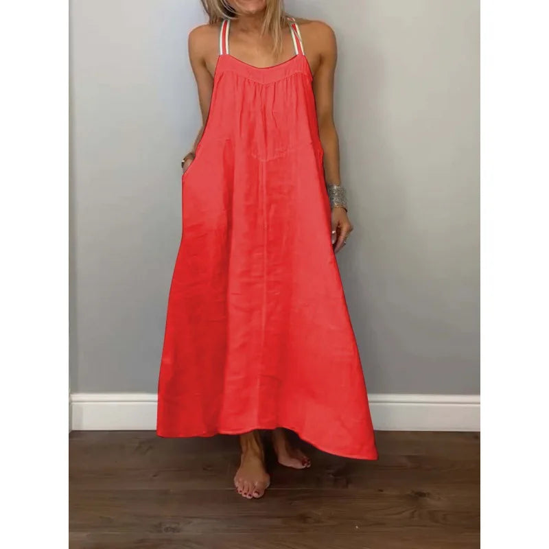 Vestido Carmem - O linho must-have das trendsetters (tendência grega)