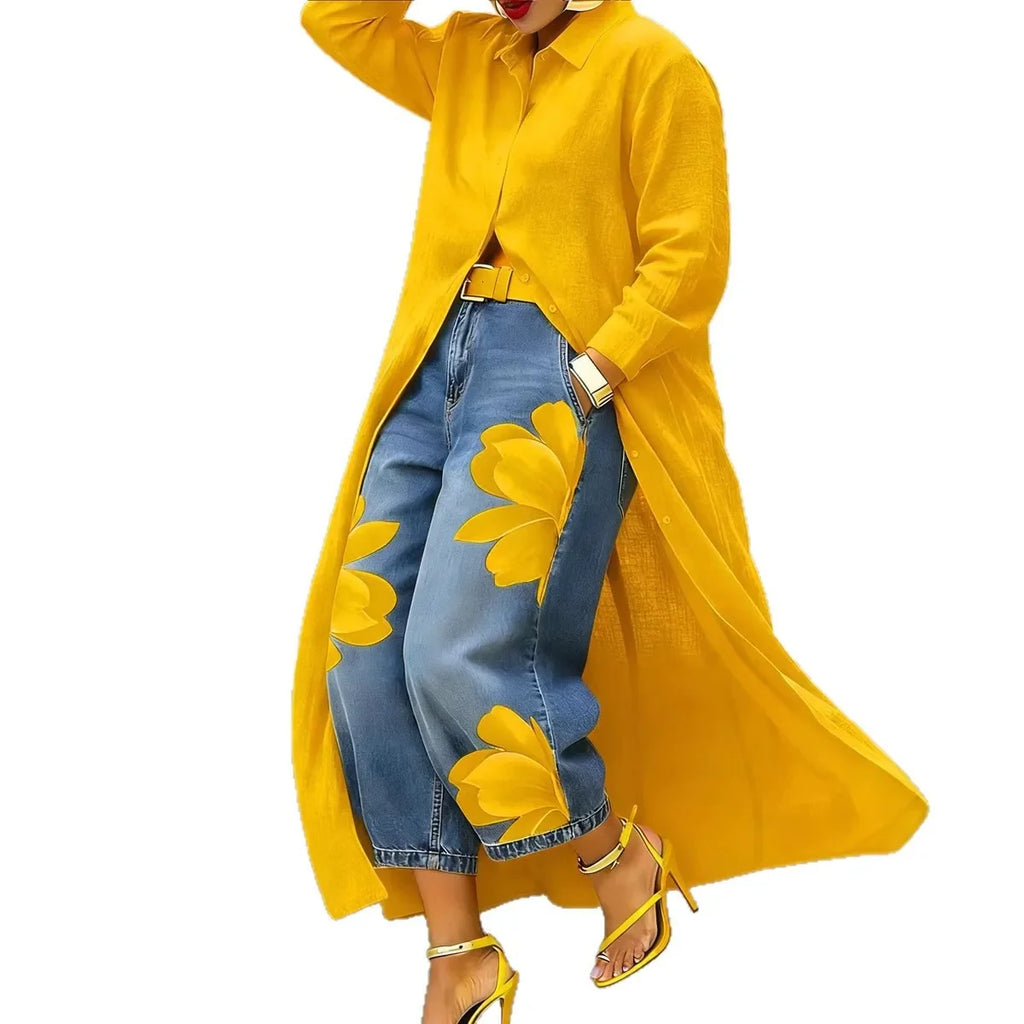 Conjunto Maraisa - Cardigan + calça tendência americana 2026 (queridinho das trendsetters)