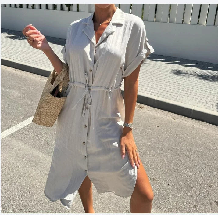 Vestido Margot - O linho queridinho das trendsetters (tendência lisavi 2026)