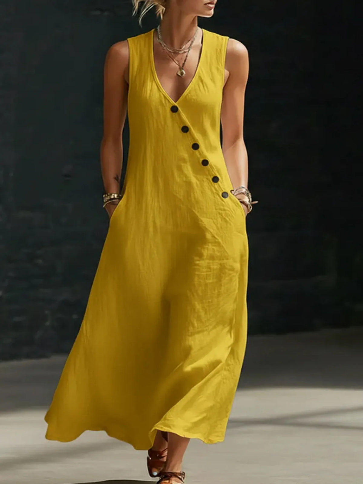 Vestido Feur - o queridinho das style queens em linho (tendência grega)