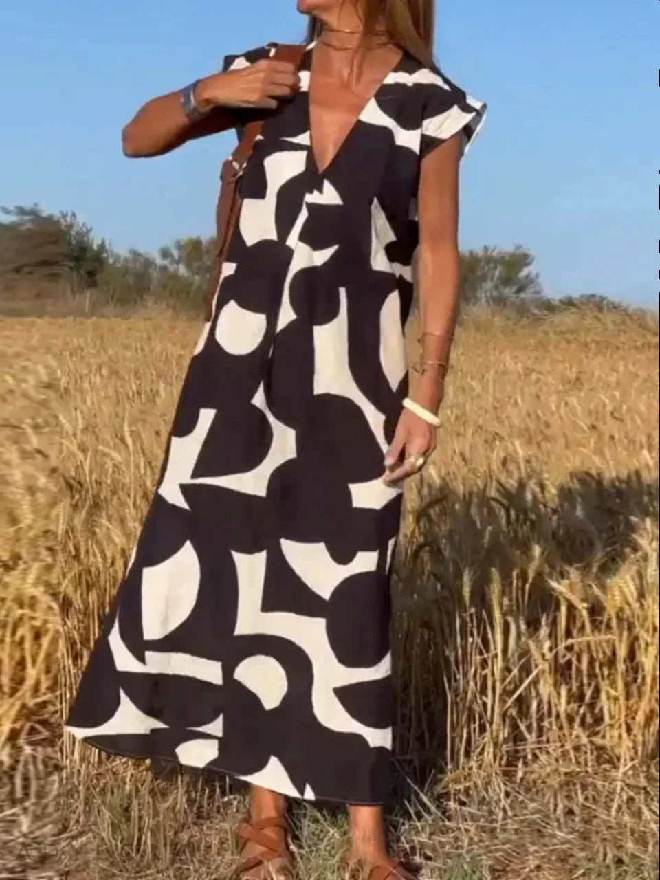 Vestido Marieta - Casual solto must-have para esse verão 2025 (tendência espanhola)