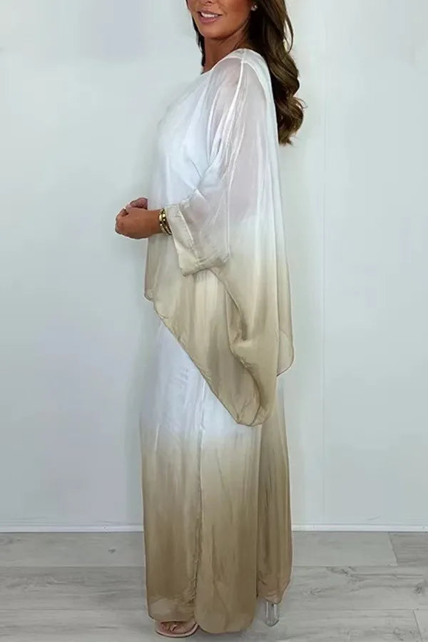 Conjunto Daniela - Chiffon em degradê must-have 2026 (tendência italiana)