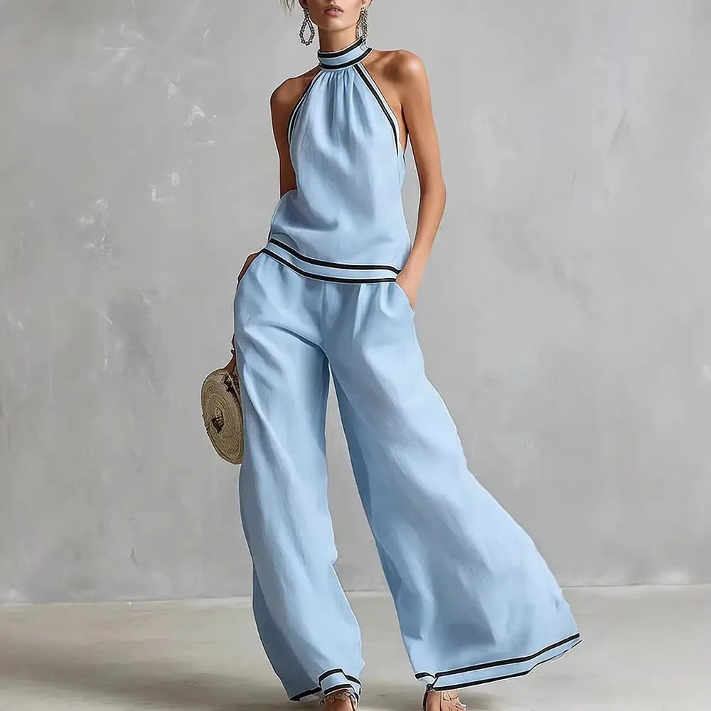 Conjunto Eva - O mais desejado pelas trendsetters em linho (tendência grega)